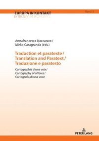 bokomslag Traduction et paratexte / Translation and Paratext / Traduzione e paratesto