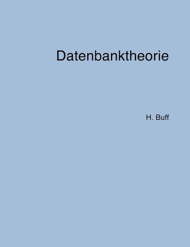 bokomslag Datenbanktheorie