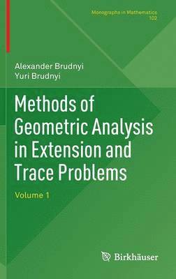 bokomslag Methods of Geometric Analysis in Extension and Trace Problems
