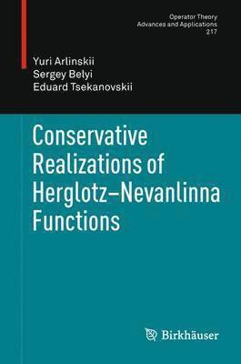 Conservative Realizations of Herglotz-Nevanlinna Functions 1