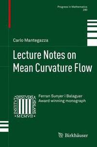 bokomslag Lecture Notes on Mean Curvature Flow