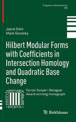 bokomslag Hilbert Modular Forms with Coefficients in Intersection Homology and Quadratic Base Change