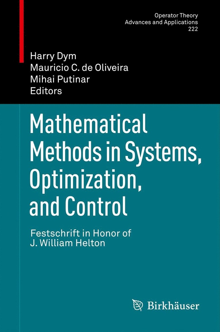 Mathematical Methods in Systems, Optimization, and Control 1