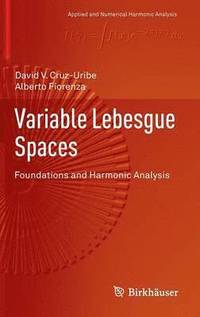 bokomslag Variable Lebesgue Spaces