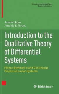 bokomslag Introduction to the Qualitative Theory of Differential Systems