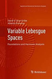 bokomslag Variable Lebesgue Spaces
