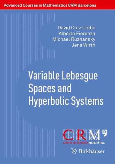 David Cruz-Uribe, Alberto Fiorenza, Michael Ruzhansky, Jens Wirth, Sergey Tikhonov - Variable Lebesgue Spaces and Hyperbolic Systems, Häftad