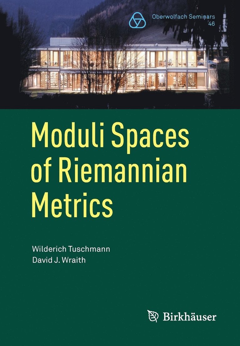 Moduli Spaces of Riemannian Metrics 1