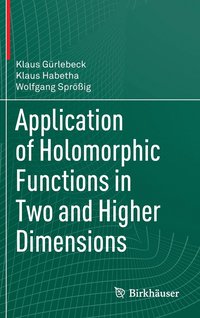 bokomslag Application of Holomorphic Functions in Two and Higher Dimensions