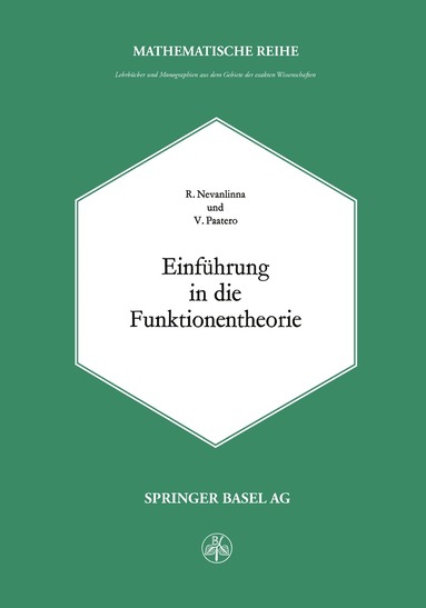 R. Nevanlinna - Einführung in die Funktionentheorie, Häftad