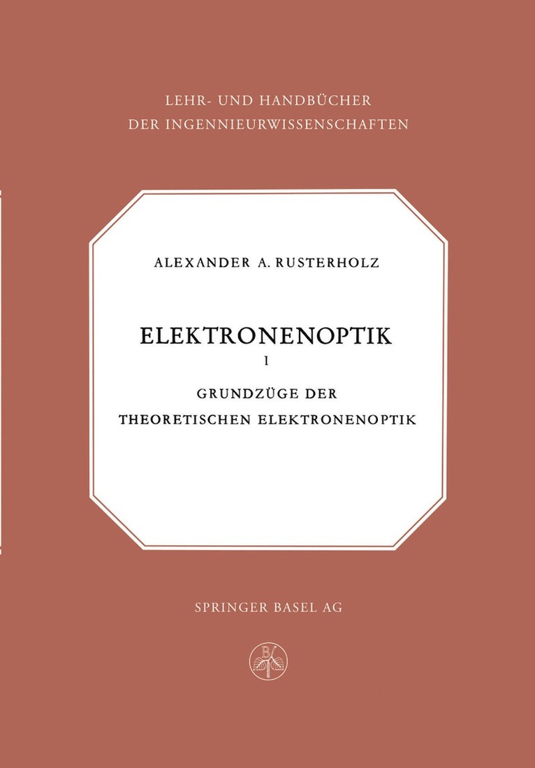 Elektronenoptik 1