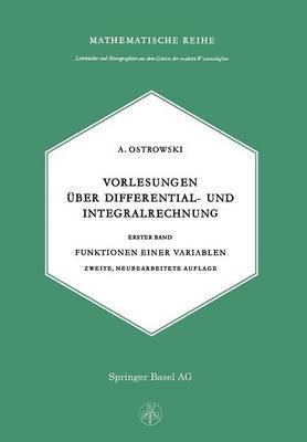 bokomslag Vorlesungen ber Differential- und Integralrechnung