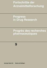 bokomslag Fortschritte der Arzneimittelforschung \ Progress in Drug Research \ Progrs des recherches pharmaceutiques