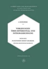 bokomslag Vorlesungen ber Differential- und Integralrechnung