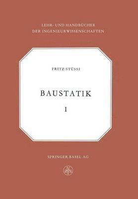 Fritz Stussi - Vorlesungen über Baustatik, Häftad