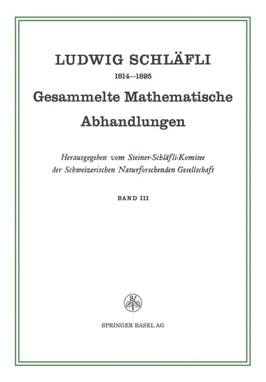 bokomslag Gesammelte Mathematische Abhandlungen