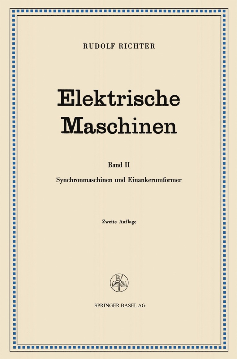 Rudolf Richter, Robert Brüderlink, Robert Bruderlink - Elektrische Maschinen, Häftad