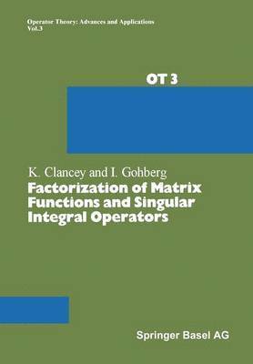 Factorization of Matrix Functions and Singular Integral Operators 1