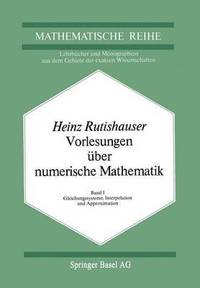 bokomslag Vorlesungen ber Numerische Mathematik