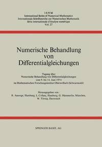 bokomslag Numerische Behandlung von Differentialgleichungen
