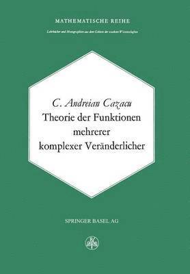 bokomslag Theorie der Funktionen mehrerer komplexer Vernderlicher