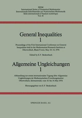 General Inequalities 1 / Allgemeine Ungleichungen 1 1
