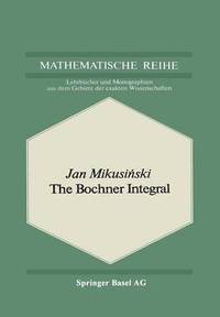 bokomslag The Bochner Integral
