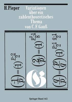 Variationen ber ein zahlentheoretisches Thema von Carl Friedrich Gauss 1