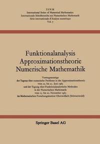 bokomslag Funktionalanalysis Approximationstheorie Numerische Mathematik