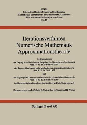 bokomslag Iterationsverfahren Numerische Mathematik Approximationstheorie
