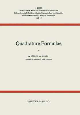 Quadrature Formulae 1