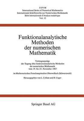 Funktionalanalytische Methoden der numerischen Mathematik 1