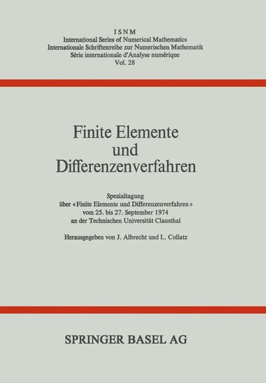 ALBRECHT, COLLATZ - Finite Elemente und Differenzenverfahren, Häftad
