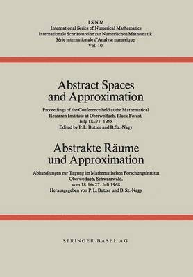 bokomslag Abstract Spaces and Approximation / Abstrakte Rume und Approximation