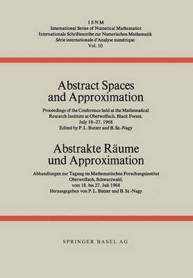 Abstract Spaces and Approximation / Abstrakte Räume und Approximation