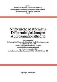bokomslag Numerische Mathematik Differentialgleichungen Approximationstheorie