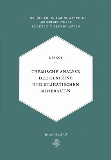 bokomslag Chemische Analyse der Gesteine und Silikatischen Mineralien