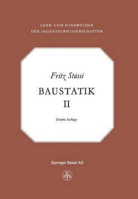 F. Stüssi - Vorlesungen über Baustatik, Häftad