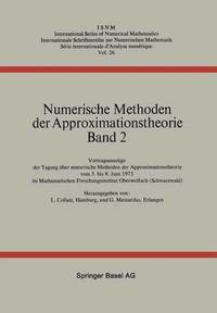 bokomslag Numerische Methoden der Approximationstheorie