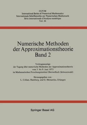 bokomslag Numerische Methoden der Approximationstheorie