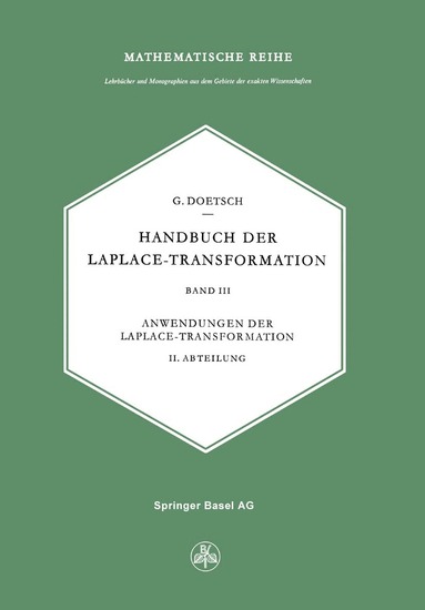G. Doetsch - Handbuch der Laplace-Transformation, Häftad