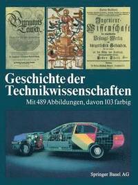 bokomslag Geschichte der Technikwissenschaften