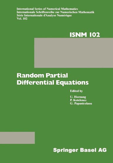 bokomslag Random Partial Differential Equations