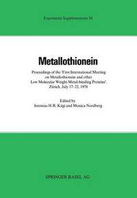 bokomslag Metallothionein