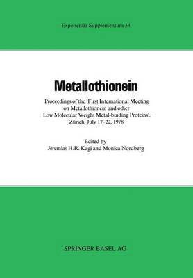 bokomslag Metallothionein