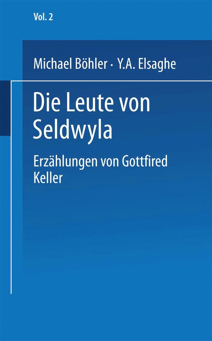 Die Leute von Seldwyla 1