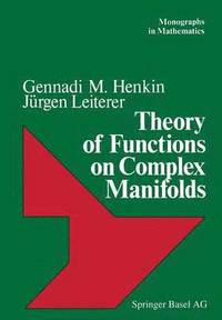 bokomslag Theory of Functions on Complex Manifolds