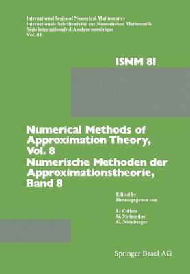 Numerical Methods of Approximation Theory/Numerische Methoden der Approximationstheorie 1