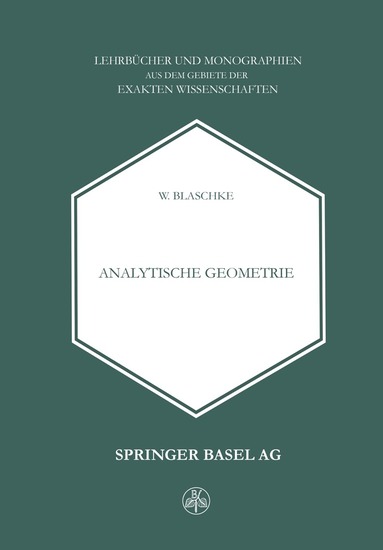 bokomslag Analytische Geometrie