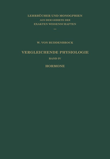 bokomslag Vergleichende Physiologie